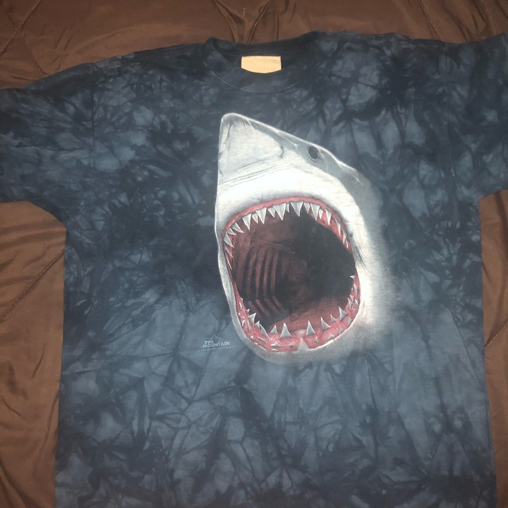 The Mountainwear Tie Dye Shark Tee.